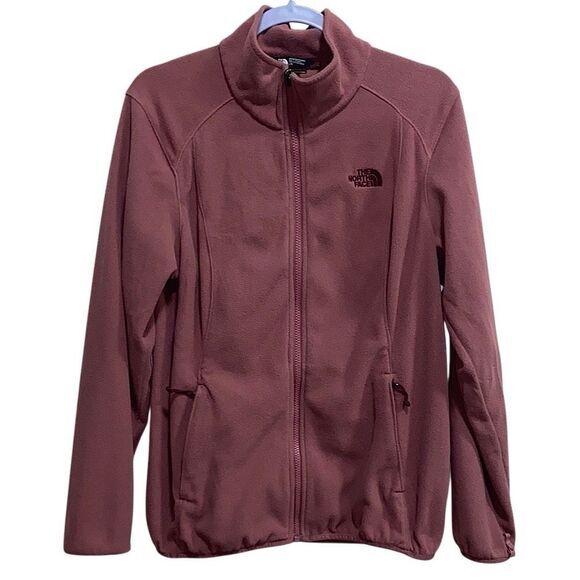 The North‎ Face Muted Pink Rose Full Zip-Up Fleece Jacket Size Large - Picture 1 of 13